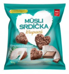 Semix Müsli srdíčka s  kokosem 50 g